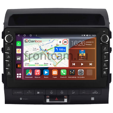 Toyota Land Cruiser 200 2007-2009 (Тип С, canbus LZ) Canbox H-Line 7836-10-2570 на Android 10 (4G-SIM, 4/32, DSP, QLed) С крутилками