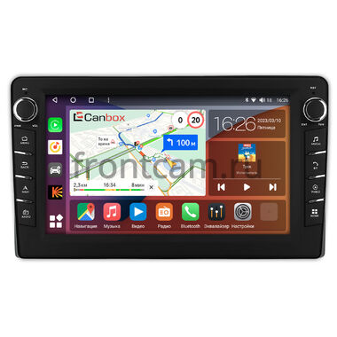 Toyota Hiace (H200) 2004-2024 (черная) Canbox H-Line 7838-10-0317 на Android 10 (4G-SIM, 6/128, DSP, QLed) С крутилками