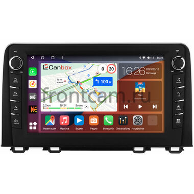 Honda CR-V 5 2016-2024 (глянцевая) Canbox H-Line 7838-10-1600 на Android 10 (4G-SIM, 6/128, DSP, QLed) С крутилками