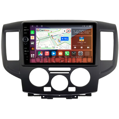 Nissan NV200 2009-2024 (чёрная) Canbox H-Line 7842-9-0391 на Android 10 (4G-SIM, 4/32, DSP, QLed)