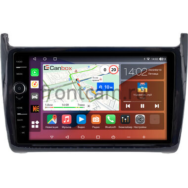 Volkswagen Polo 5 2009-2020 (глянцевая) Canbox H-Line 7842-9-0490 на Android 10 (4G-SIM, 4/32, DSP, QLed)