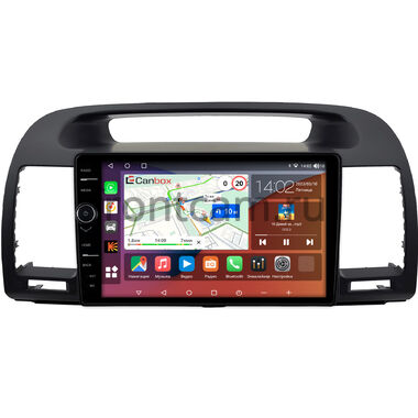 Toyota Camry XV30 2001-2006 (черная) Canbox H-Line 7842-9-0607 на Android 10 (4G-SIM, 4/32, DSP, QLed)