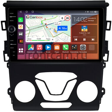 Ford Mondeo 5 2014-2022, Fusion 2 (North America) 2012-2016 (для авто с маленьким экраном) Canbox H-Line 7842-9-096 на Android 10 (4G-SIM, 4/32, DSP, QLed)