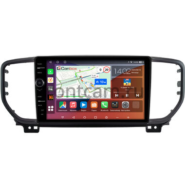Kia Sportage 4 2018-2022 Canbox H-Line 7843-9-0638 на Android 10 (4G-SIM, 4/64, DSP, QLed) (для авто с камерой, черная)