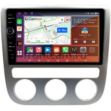 Volkswagen Scirocco 2008-2014 Canbox H-Line 7844-9-0122 на Android 10 (4G-SIM, 6/128, DSP, QLed)