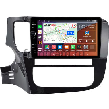 Mitsubishi Outlander 3 2012-2024 (глянцевая) Canbox H-Line 7844-9-0145 на Android 10 (4G-SIM, 6/128, DSP, QLed)