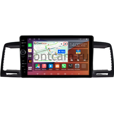 Toyota Corolla (E120/E130) 2003-2007 (правый руль, черная) Canbox H-Line 7844-9-0752 на Android 10 (4G-SIM, 6/128, DSP, QLed)