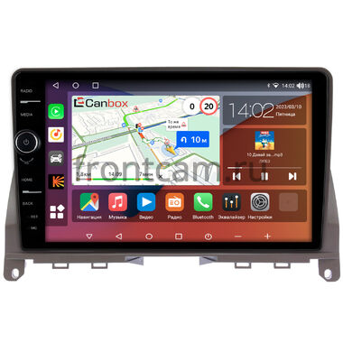 Mercedes-Benz C (w204) 2006-2011 (коричневая) Canbox H-Line 7845-9-0542 на Android 10 (4G-SIM, 8/256, DSP, QLed)
