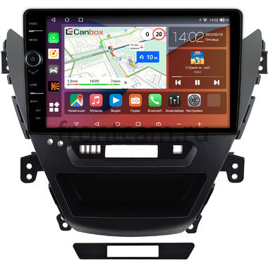 Hyundai Elantra 5 (MD), Avante 5 2010-2015 Canbox H-Line 7852-10-1369 на Android 10 (4G-SIM, 4/32, DSP, QLed)