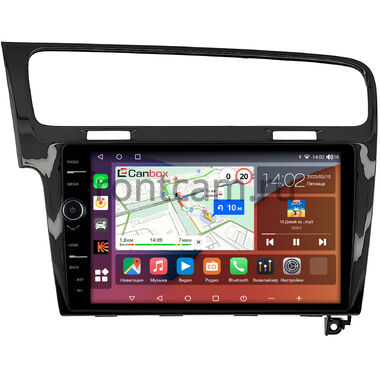 Volkswagen Golf 7 (2012-2020) (глянцевая) Canbox H-Line 7852-10-469 на Android 10 (4G-SIM, 3/32, DSP, QLed)