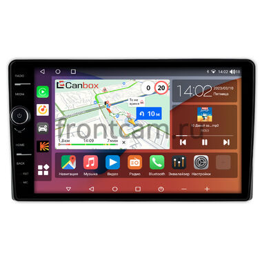 Toyota Hiace (H200) 2004-2024 (черная) Canbox H-Line 7855-10-0317 на Android 10 (4G-SIM, 8/256, DSP, QLed)