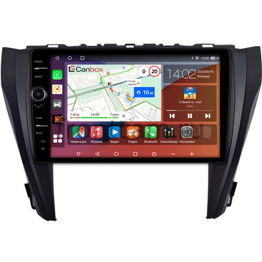 Toyota Camry XV55 2014-2018 (для авто с камерой, JBL) Canbox H-Line 7855-10-1691 на Android 10 (4G-SIM, 8/256, DSP, QLed)