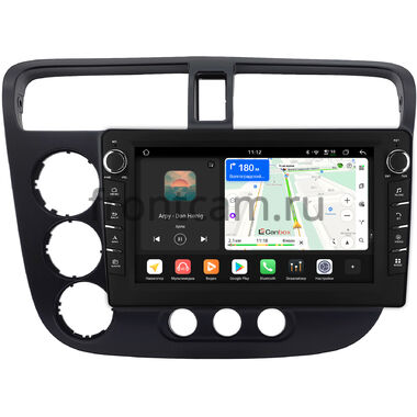 Honda Civic 7 2000-2006 (с климат-контролем, левый руль) Canbox H-Line 8833-9-0174 Android 14 (4G-SIM, 4/64, DSP, IPS) С крутилками