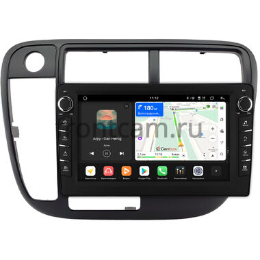 Honda Civic 6 1995-2000 (без климата, левый руль) Canbox H-Line 8833-9-0178 на Android 14 (4G-SIM, 4/64, DSP, IPS) С крутилками