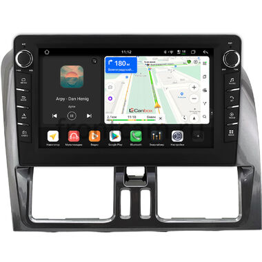 Volvo XC60 2013-2017 (глянцевая, темно-серая) Canbox H-Line 8834-9-1515 на Android 14 (4G-SIM, 6/128, DSP, IPS) С крутилками
