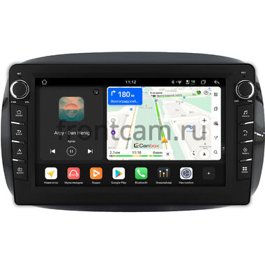 Smart Fortwo 3, Forfour 2 2014-2024 (для авто с цветным экраном) Canbox H-Line 8834-9-0637 на Android 14 (4G-SIM, 6/128, DSP, IPS) С крутилками