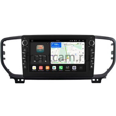Kia Sportage 4 2018-2022 Canbox H-Line 8833-9-0638 на Android 14 (4G-SIM, 4/64, DSP, IPS) С крутилками (для авто с камерой, черная)