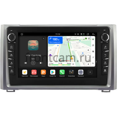 Toyota Tundra 2 2013-2021 (серебро) Canbox H-Line 8833-9-0655 на Android 14 (4G-SIM, 4/64, DSP, IPS) С крутилками