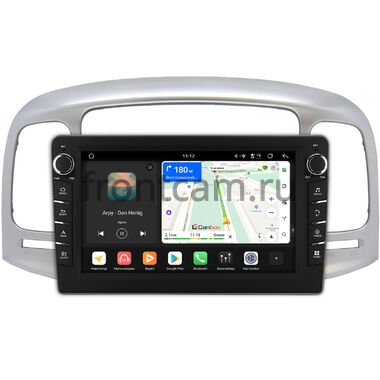 Hyundai Verna 2005-2010 Canbox H-Line 8833-9-069 на Android 14 (4G-SIM, 4/64, DSP, IPS) С крутилками