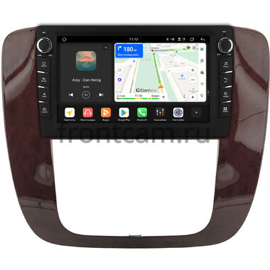 Chevrolet Tahoe, Suburban 2007-2013 (под красное дерево) Canbox H-Line 8833-9-0789 на Android 14 (4G-SIM, 4/64, DSP, IPS) С крутилками