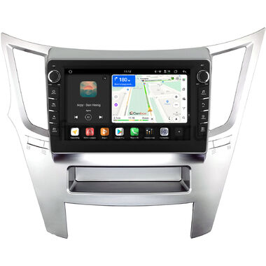 Subaru Legacy 5, Outback 4 2009-2014 (серебро, левый руль) Canbox H-Line 8834-9-0870 на Android 14 (4G-SIM, 6/128, DSP, IPS) С крутилками
