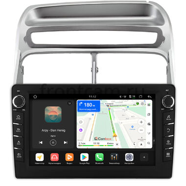 Fiat Linea 2006-2018 (серебряная) Canbox H-Line 8833-9-1461 Android 14 (4G-SIM, 4/64, DSP, IPS) С крутилками