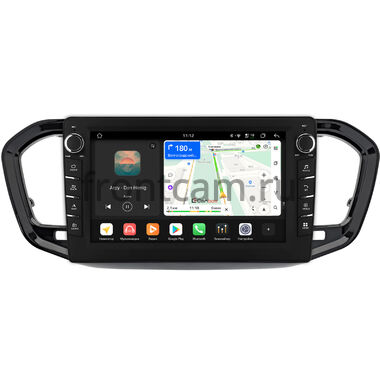 Lada Vesta (NG) 2022-2026, Aura 2024-2026 (черный глянец) Canbox H-Line 8834-9-1924 на Android 14 (4G-SIM, 6/128, DSP, IPS) С крутилками