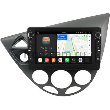 Ford Focus 1998-2005 (темно-серая) Canbox H-Line 8833-9-2070 на Android 14 (4G-SIM, 4/64, DSP, IPS) С крутилками
