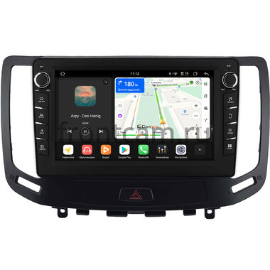 Infiniti G25, G37, G35 2006-2013 (Тип B, для авто с кнопкой TEL, can BSJ) Canbox H-Line 8833-9-2206 на Android 14 (4G-SIM, 4/64, DSP, IPS) С крутилками