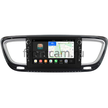 Chrysler Grand Voyager 6 2019-2024 (глянцевая) Canbox H-Line 8833-9-2210 на Android 14 (4G-SIM, 4/64, DSP, IPS) С крутилками