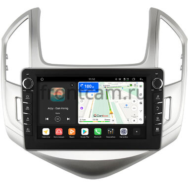 Chevrolet Cruze 2012-2016 (серебро) Canbox H-Line 8834-9-242 на Android 14 (4G-SIM, 6/128, DSP, IPS) С крутилками