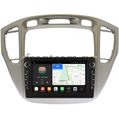 Toyota Highlander (U20), Kluger (XU20) 2000-2007 (серебро, для авто без монитора) Canbox H-Line 8834-9-409 на Android 14 (4G-SIM, 6/128, DSP, IPS) С крутилками