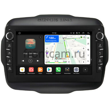 Jeep Renegade 2014-2025 Canbox H-Line 8833-9-629 на Android 14 (4G-SIM, 4/64, DSP, IPS) С крутилками