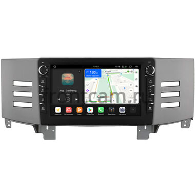 Toyota Mark X 2004-2009 (для авто с монитором, серая) Canbox H-Line 8834-9-6645 на Android 14 (4G-SIM, 6/128, DSP, IPS) С крутилками