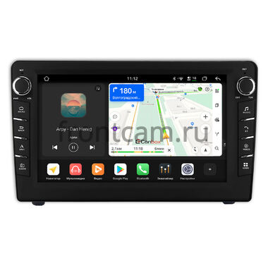 Peugeot 407 2004-2011 (черная, глянцевая) Canbox H-Line 8834-9-6720 на Android 14 (4G-SIM, 6/128, DSP, IPS) С крутилками