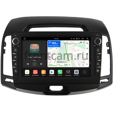 Hyundai Elantra 4 (HD) 2006-2011 (черная) Canbox H-Line 8833-9-680 Android 14 (4G-SIM, 4/64, DSP, IPS) С крутилками