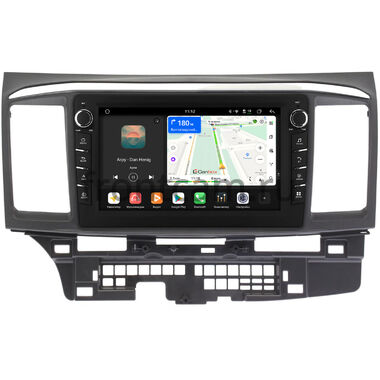 Mitsubishi Lancer 10 2007-2017 Canbox H-Line 8834-9-MI113N на Android 14 (4G-SIM, 6/128, DSP, IPS) С крутилками