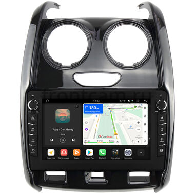 Renault Duster 2015-2021 (глянцевая) Canbox H-Line 8834-9-RE046N на Android 14 (4G-SIM, 6/128, DSP, IPS) С крутилками