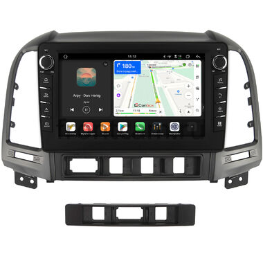 Hyundai Santa Fe 2 2005-2012 Canbox H-Line 8833-9052 на Android 14 (4G-SIM, 4/64, DSP, IPS) С крутилками