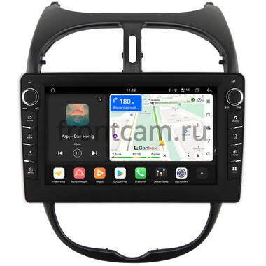 Peugeot 206 1998-2012 Canbox H-Line 8833-9117 Android 14 (4G-SIM, 4/64, DSP, IPS) С крутилками