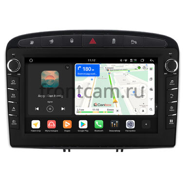 Peugeot 308, 408, RCZ 2007-2022 Canbox H-Line 8833-9120 Android 14 (4G-SIM, 4/64, DSP, IPS) С крутилками (черный глянец, Тип 1)