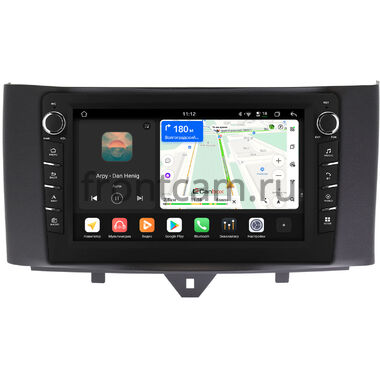 Smart Fortwo 2 2011-2015 Canbox H-Line 8834-9251 на Android 14 (4G-SIM, 6/128, DSP, IPS) С крутилками
