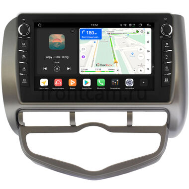 Honda Jazz 2001-2008 (с климат-контролем, левый руль) Canbox H-Line 8833-9267 Android 14 (4G-SIM, 4/64, DSP, IPS) С крутилками