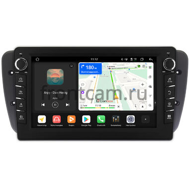 Seat Ibiza 4 2008-2015 Canbox H-Line 8834-9308 на Android 14 (4G-SIM, 6/128, DSP, IPS) С крутилками
