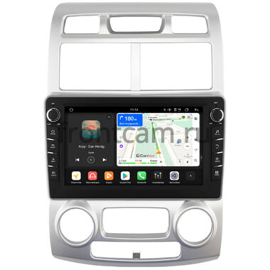 Kia Sportage 2 2004-2008 (авто с климат-контролем) Canbox H-Line 8834-9407 на Android 14 (4G-SIM, 6/128, DSP, IPS) С крутилками
