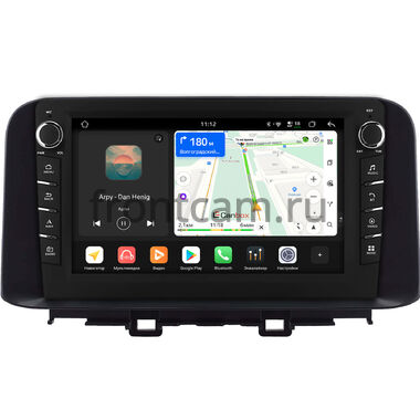 Hyundai Kona 2017-2020 Canbox H-Line 8837-10-0342 на Android 14 (4G-SIM, 4/64, DSP, QLed) С крутилками