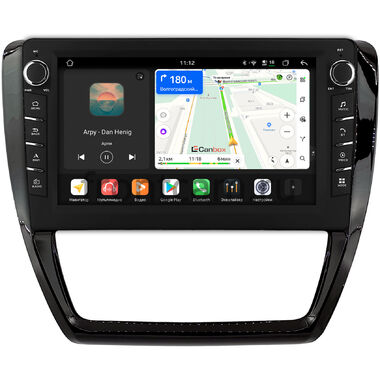 Volkswagen Jetta 6 2010-2018 (глянец) Canbox H-Line 8838-10-043 на Android 14 (4G-SIM, 6/128, DSP, QLed) С крутилками