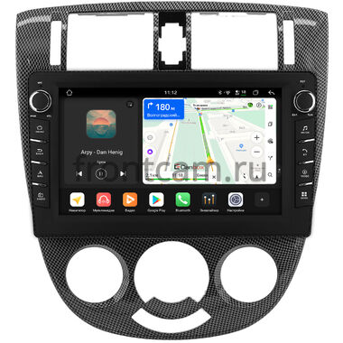 Daewoo Nubira 3 2003-2004, Gentra 2 2013-2015 (цвет карбон) Canbox H-Line 8838-10-0689 на Android 14 (4G-SIM, 6/128, DSP, QLed) С крутилками