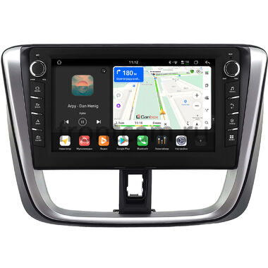 Toyota Vios 3 2013-2026, Yaris 3 (XP150) 2017-2022 Canbox H-Line 8837-10-0697 на Android 14 (4G-SIM, 4/64, DSP, QLed) С крутилками