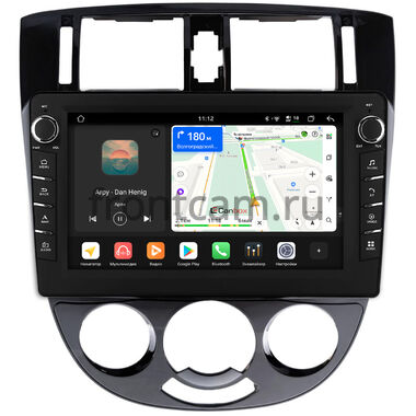 Daewoo Gentra 2 2013-2015, Nubira 3 2003-2004 (черная, глянцевая) Canbox H-Line 8837-10-0830 на Android 14 (4G-SIM, 4/64, DSP, QLed) С крутилками